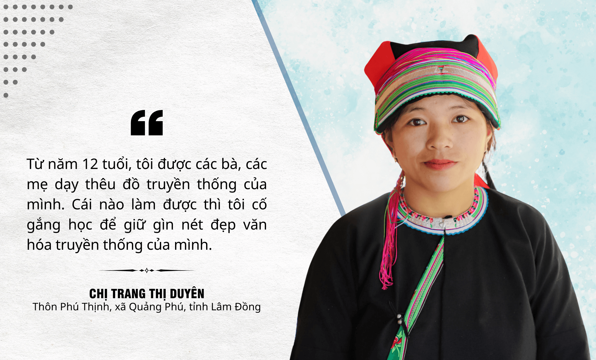 Chị Trang Thị Duyên pc