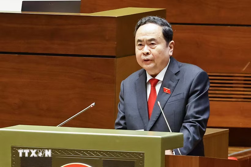 Chủ tịch Quốc hội Trần Thanh Mẫn. (Ảnh: Doãn Tấn/TTXVN)