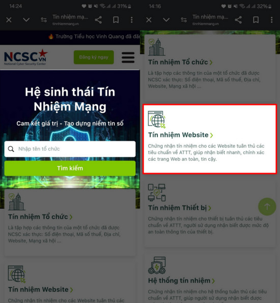 Trang chủ Tín nhiệm mạng