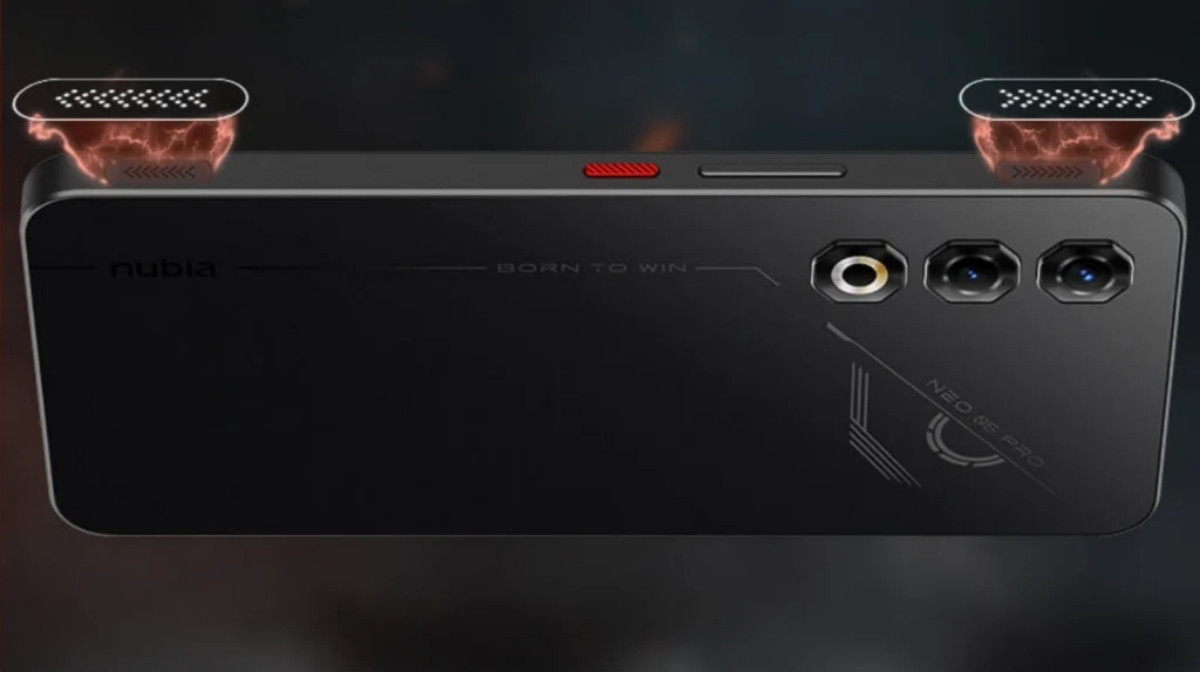 Phím trigger vật lý hỗ trợ thao tác chơi game trên Nubia Neo 5 Pro