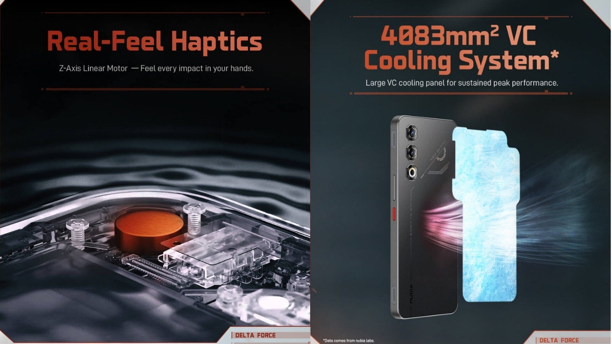 Hệ thống tản nhiệt buồng hơi diện tích lớn của Nubia Neo 5 Pro