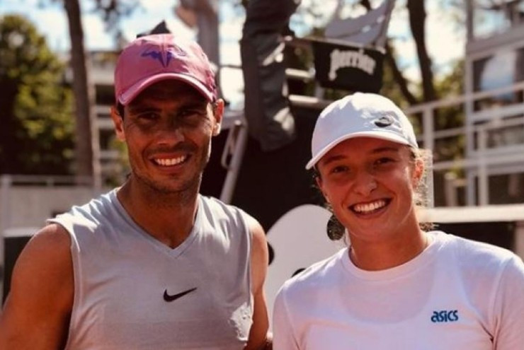 Rafael Nadal và Iga Swiatek