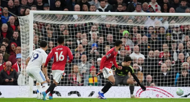 MU thua 1-2 trước Leeds United tại Old Trafford.