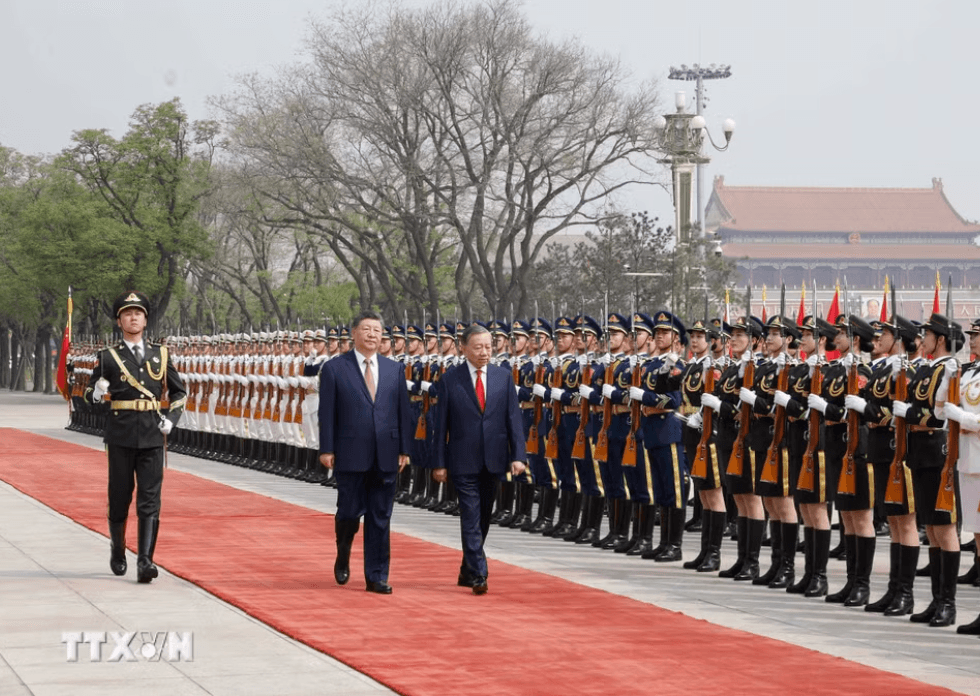 Lễ đón trọng thể Tổng Bí thư, Chủ tịch nước Tô Lâm thăm cấp Nhà nước đến Trung Quốc- Ảnh 2. Lễ đón trọng thể Tổng Bí thư, Chủ tịch nước Tô Lâm thăm cấp Nhà nước đến Trung Quốc- Ảnh 2.