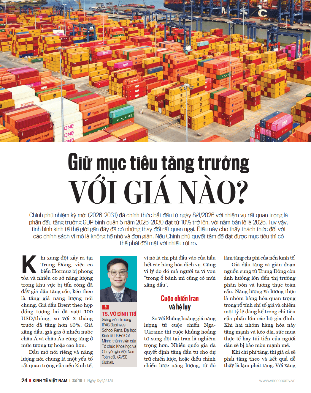 Tạp chí Kinh tế Việt Nam số 15-2026