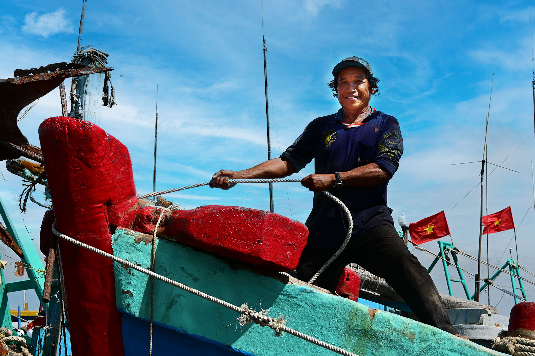 Ngư dân Nguyễn Hữu Thanh