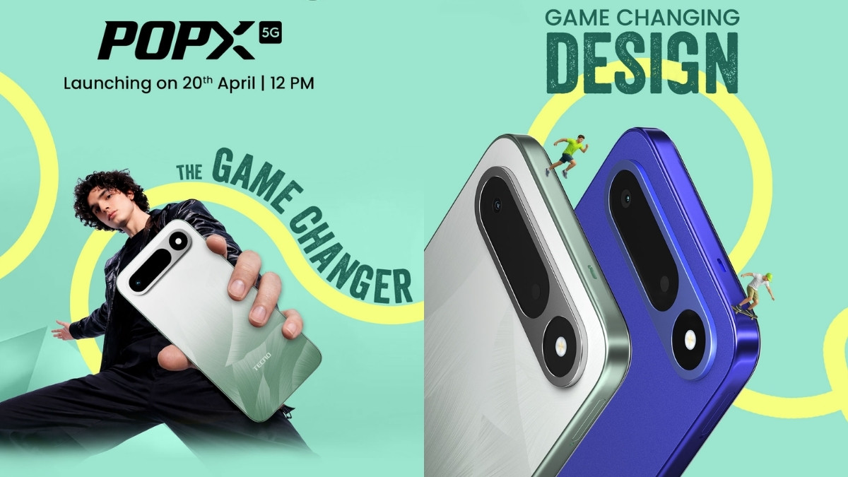 Thiết kế Tecno Pop X 5G với cụm camera nhôm hàng không