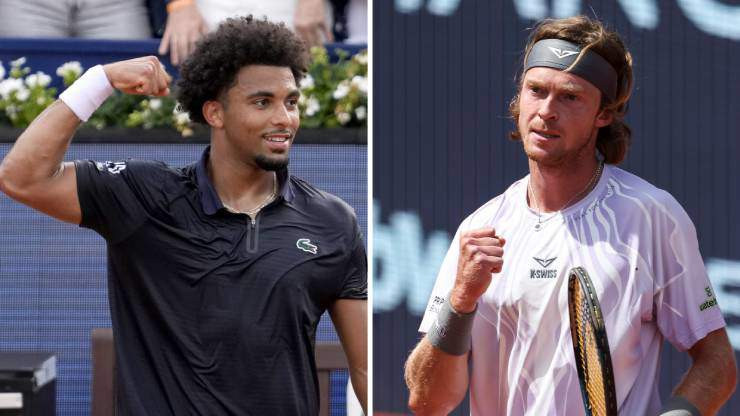Arthur Fils và Andrey Rublev trước trận chung kết Barcelona Open