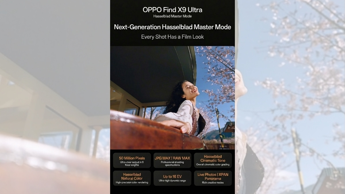 OPPO Find X9 Ultra hỗ trợ định dạng RAW MAX và JPEG MAX trên mọi dải tiêu cự.