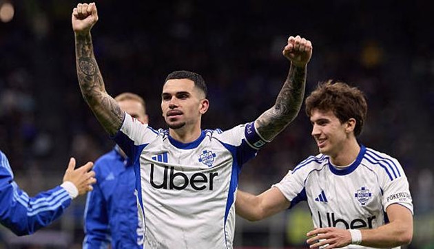 Como dẫn trước Inter Milan 2-0 ngay tại Giuseppe Meazza trong trận bán kết Coppa Italia.