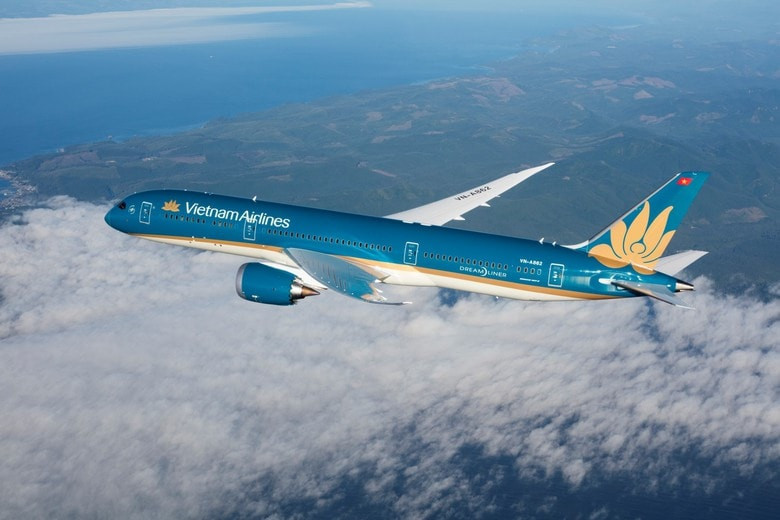 Máy bay Vietnam Airlines phục vụ đường bay đến Nga