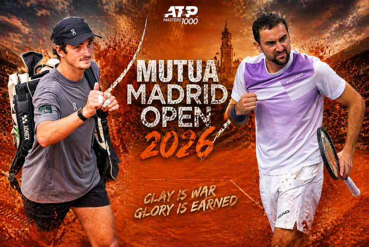 Joao Fonseca và Marin Cilic trong cuộc đối đầu thế hệ