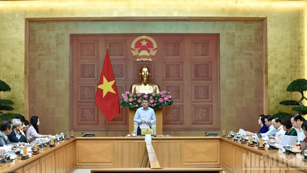 Quang cảnh cuộc làm việc. (Ảnh: Thanh Giang)
