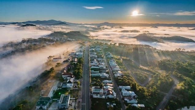 Cảnh quan thiên nhiên tại xã Măng Đen, nơi được mệnh danh là Đà Lạt thứ hai