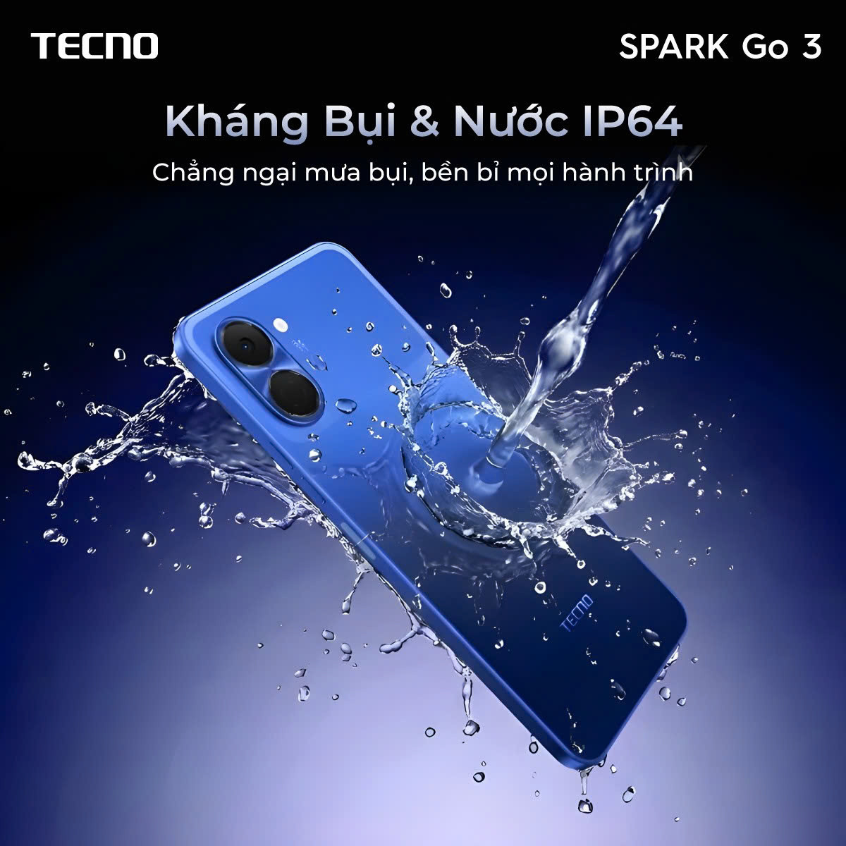 Điện thoại hỗ trợ kháng nước, chống bụi xịn sò