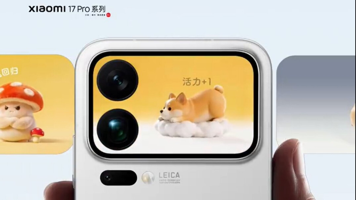 Các tiện ích mới trên màn hình phụ Xiaomi 17 Pro