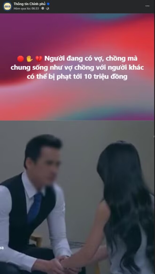 Cảnh phim Bóng Ma Hạnh Phúc minh họa cho quy định pháp luật.