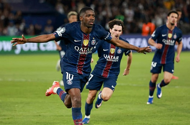 Cầu thủ PSG ăn mừng chiến thắng 5-4 đầy kịch tính trước Bayern Munich