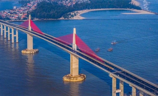 Cận cảnh kết cấu cầu vượt biển Thuận An dài hơn 2,3km
