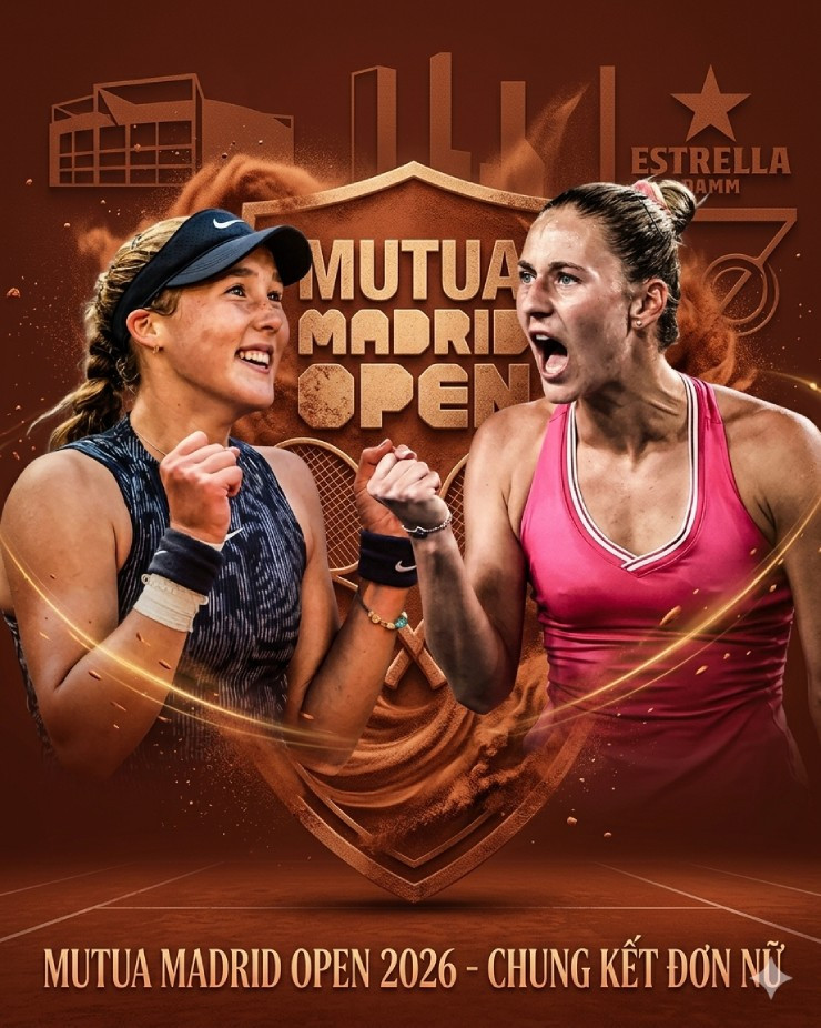 Không khí trước trận chung kết Madrid Open