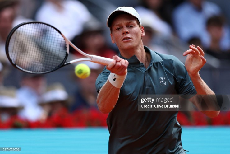 Jannik Sinner thi đấu áp đảo tại Madrid Open 2026