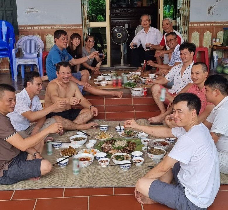 Cảnh sum vầy của đại gia đình nghệ sĩ Xuân Bắc mỗi dịp lễ.