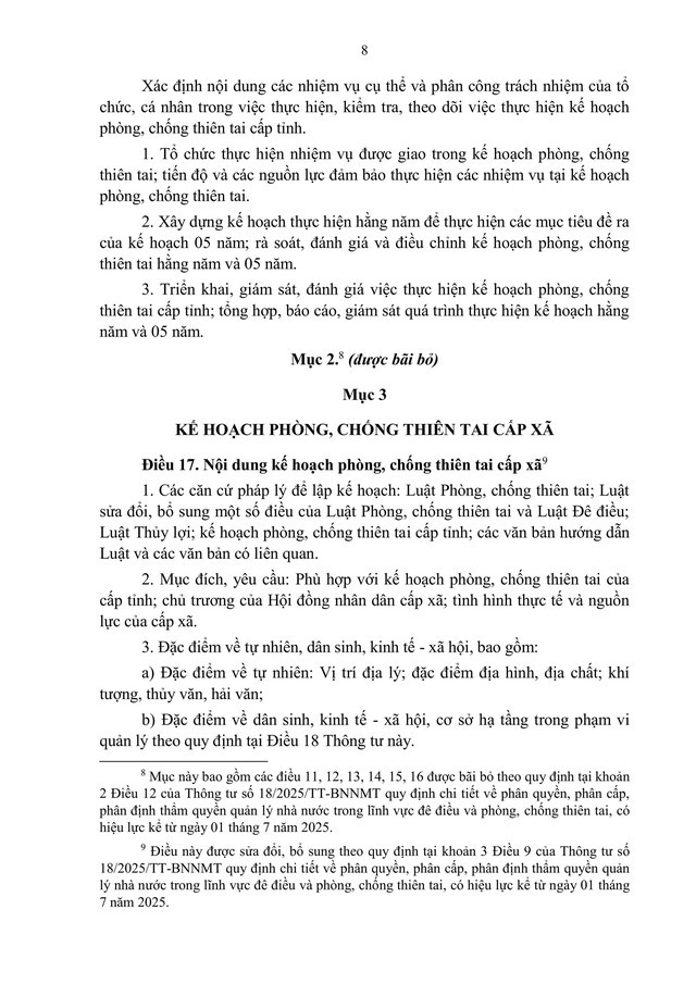 Hướng dẫn xây dựng kế hoạch PHÒNG, CHỐNG THIÊN TAI ở cấp Link vào, cấp xã- Ảnh 8.