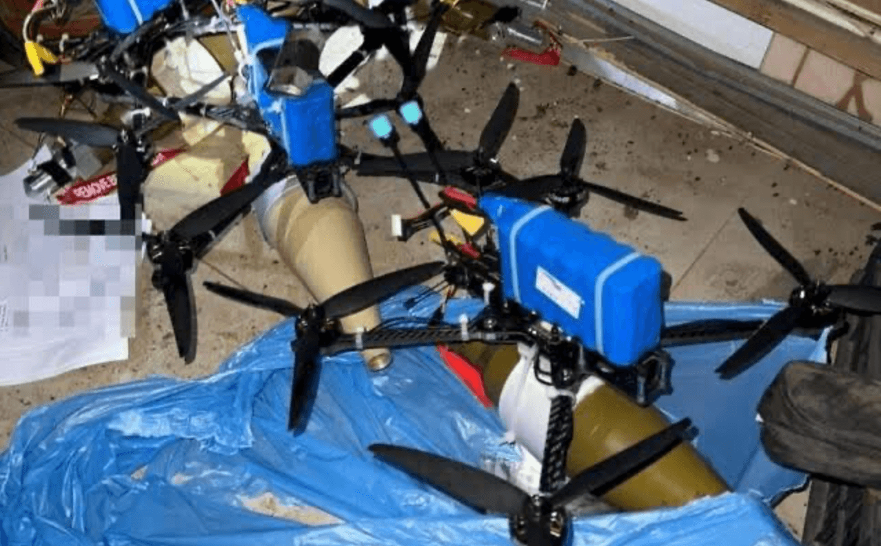 UAV góc nhìn thứ nhất FPV bị binh sĩ Israel thu giữ tại miền Nam Liban