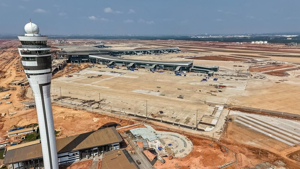Tiến độ xây dựng sân bay Long Thành
