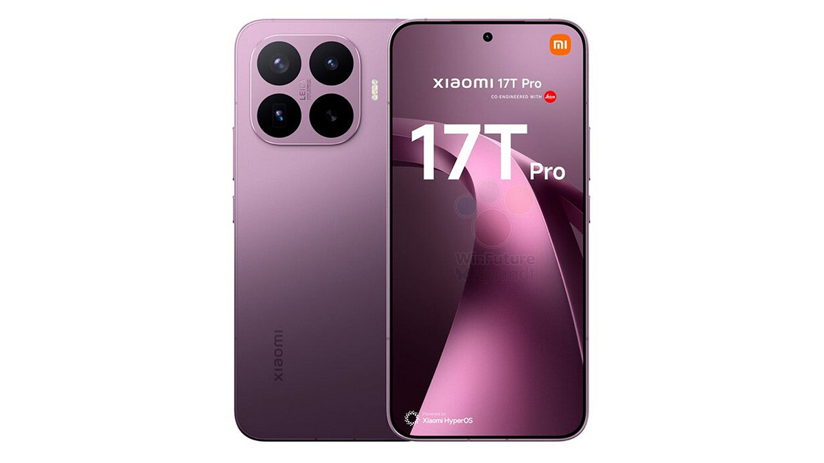 Thiết kế mặt sau của Xiaomi 17T Pro