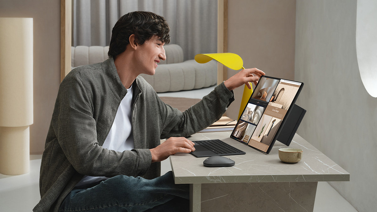 Hoàn thiện thiết kế trên Zenbook DUO mới
