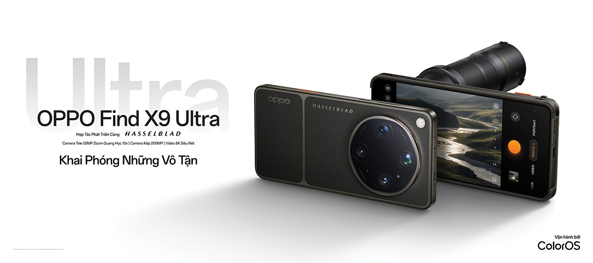 Hệ thống camera zoom trên OPPO Find X9 Ultra