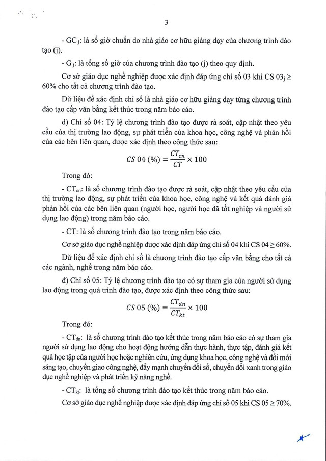 TOÀN VĂN: Thông tư số 38/2026/TT-BGDĐT ban hành chuẩn cơ sở giáo dục nghề nghiệp- Ảnh 12.