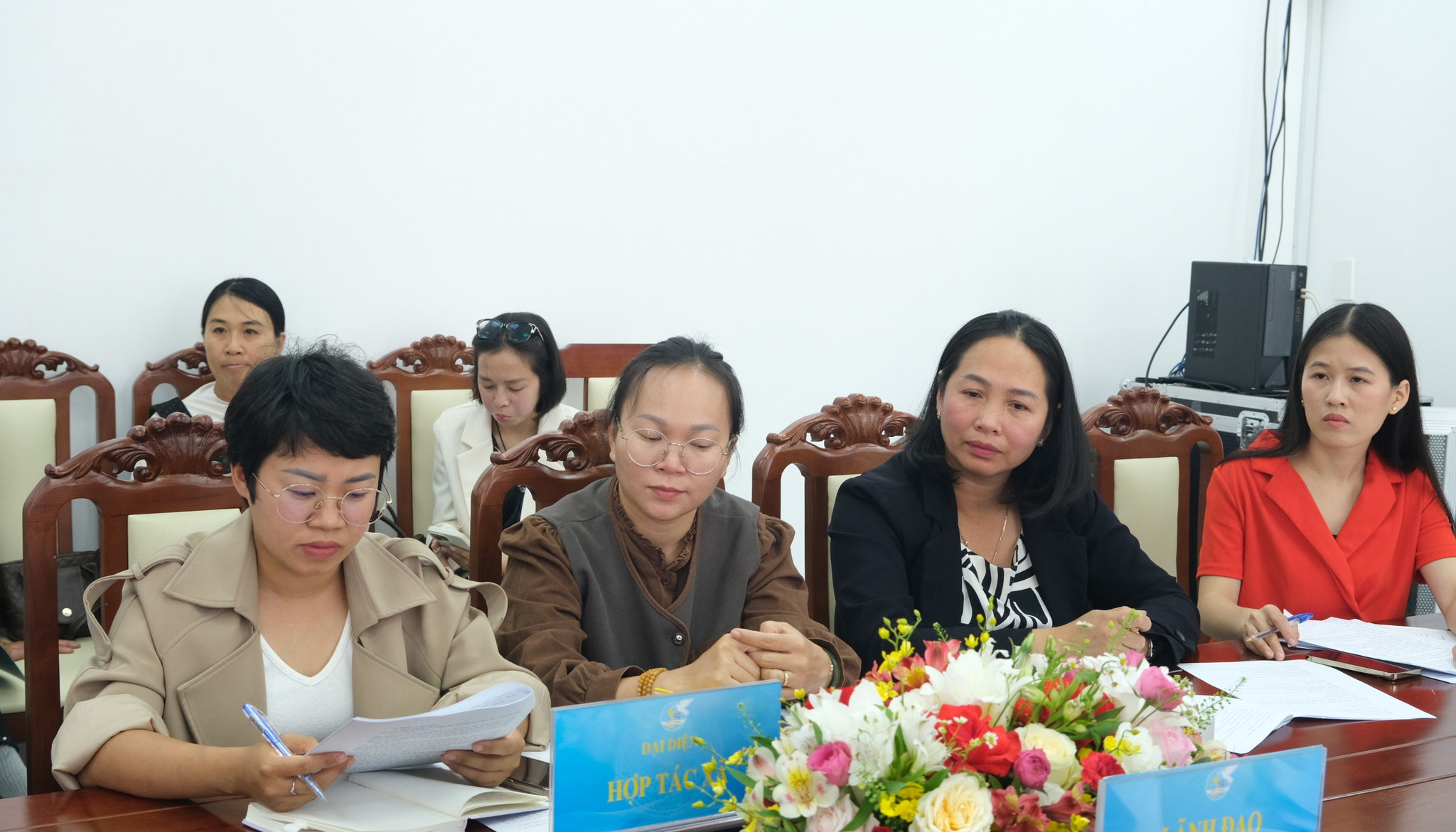 Đại diện các HTX tham gia