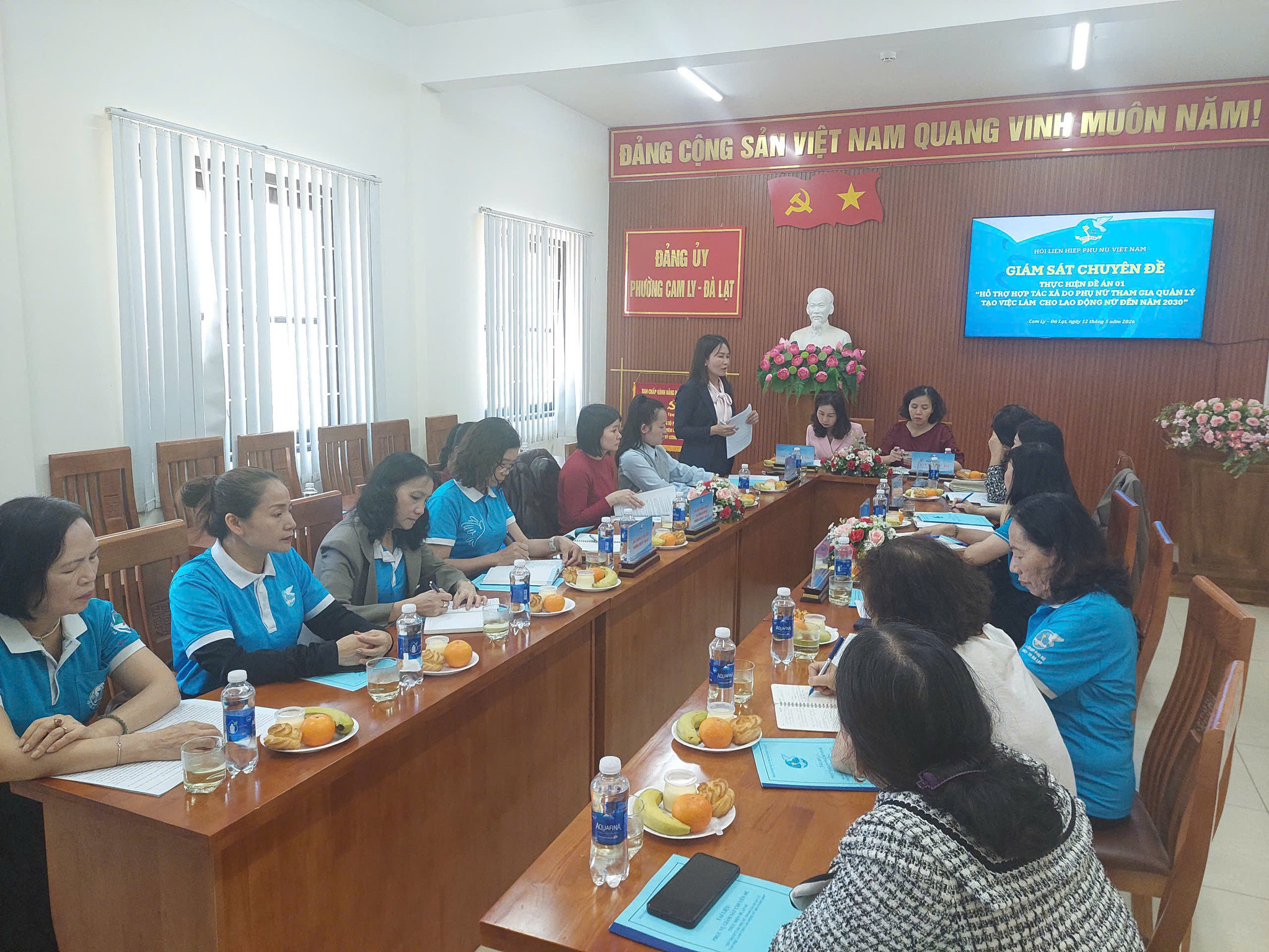 Đoàn công tác giám sát tại phường Cam Ly Đà Lạt
