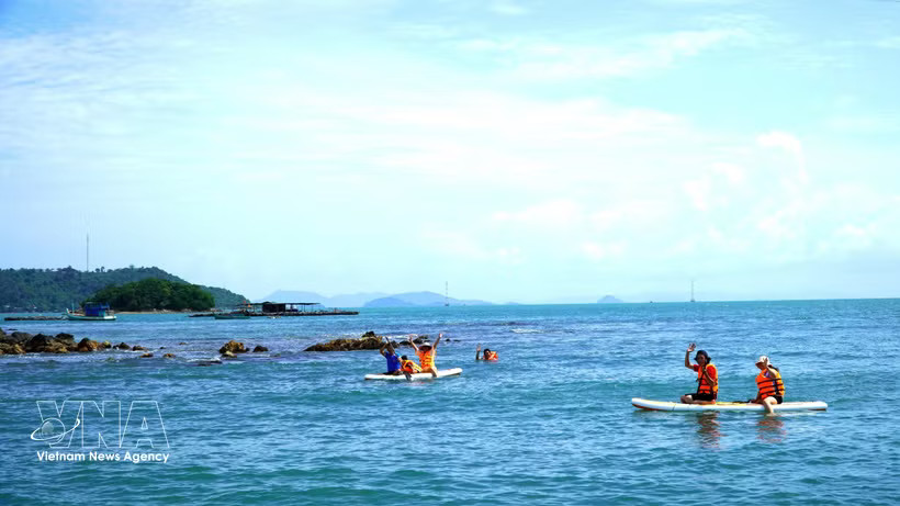 Hai Tac Island in An Giang province is increasingly attractive to visitors. (Photo: VNA)
