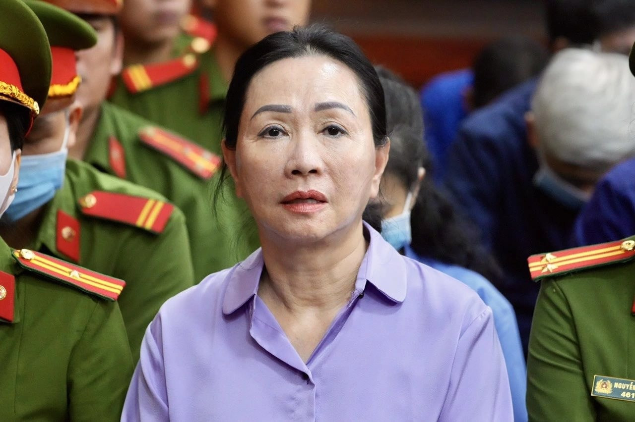 Bà Trương Mỹ Lan tại phiên tòa xét xử