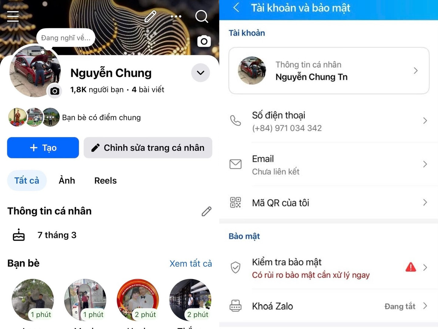 Tài khoản mạng xã hội Trang chủ dubai casino 88lx cá cược bóng đá Nguyễn Văn Chung dùng để thực hiện hành vi lừa đảo