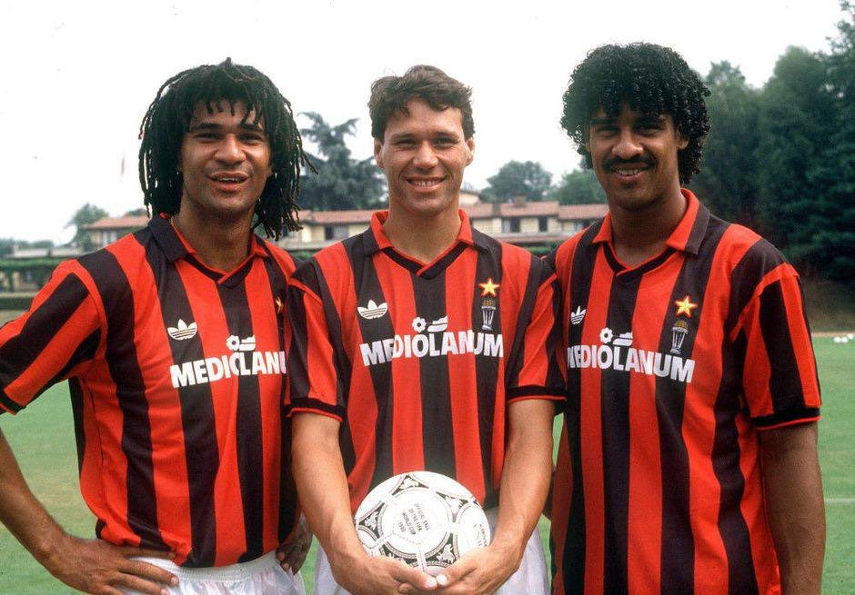 Bộ ba người Hà Lan Frank Rijkaard, Ruud Gullit và Marco van Basten