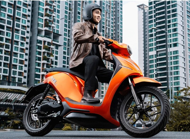 Ngoại hình tổng thể của xe máy điện Dat Bike Quantum S1