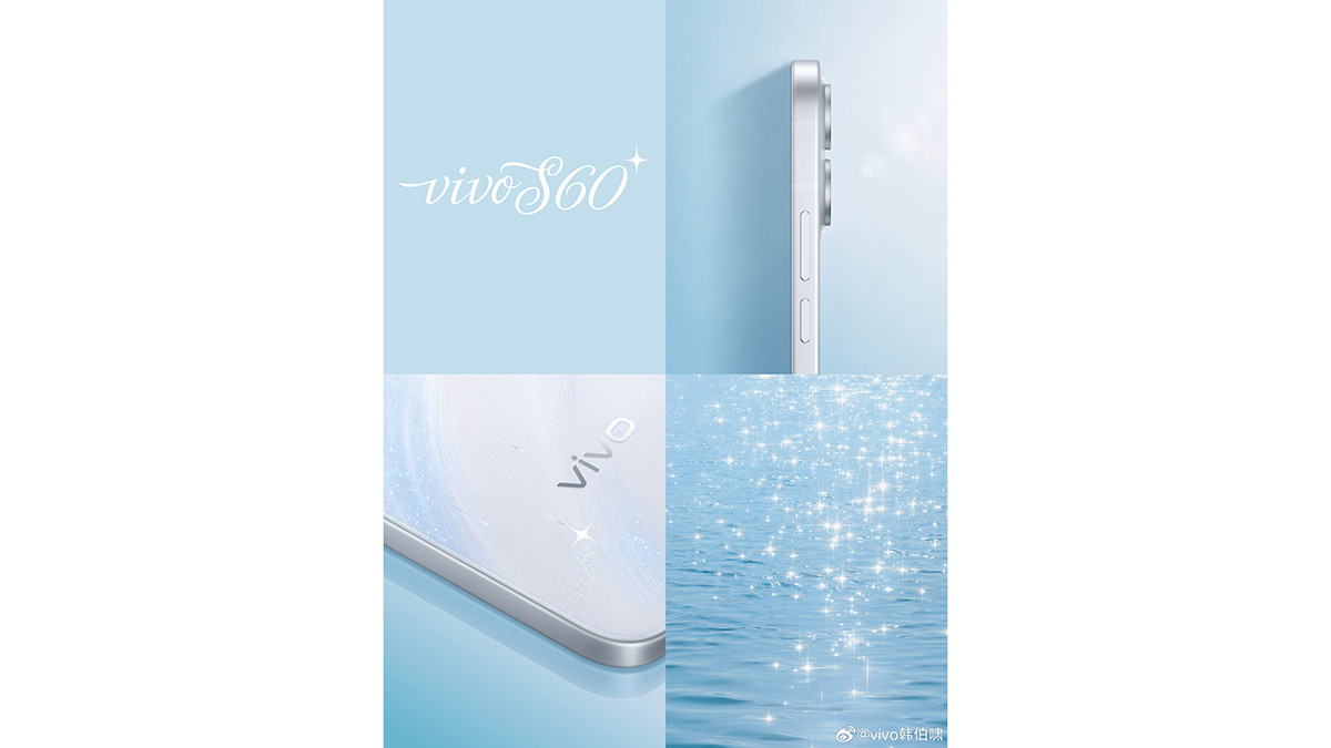 vivo chia sẻ teaser về vivo S60 Series với mặt lưng ánh bạc phản chiếu
