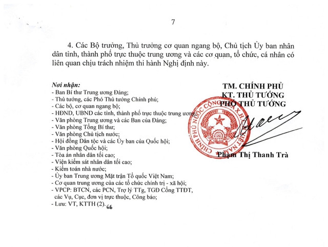 TOÀN VĂN: Nghị định 161/2026/NĐ-CP quy định mức lương cơ sở và chế độ tiền thưởng - Ảnh 7.