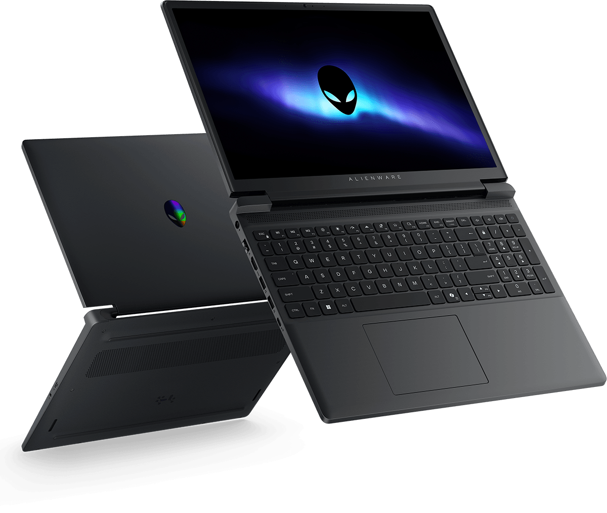 Thiết kế bản lề 180 độ mang lại sự linh hoạt cho người dùng Alienware 15