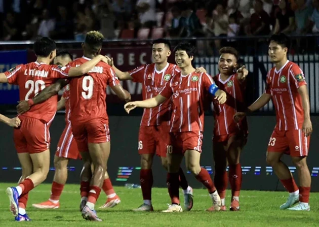 Công Phượng cùng các đồng đội tại CLB Trường Tươi Đồng Nai hướng tới mục tiêu thăng hạng