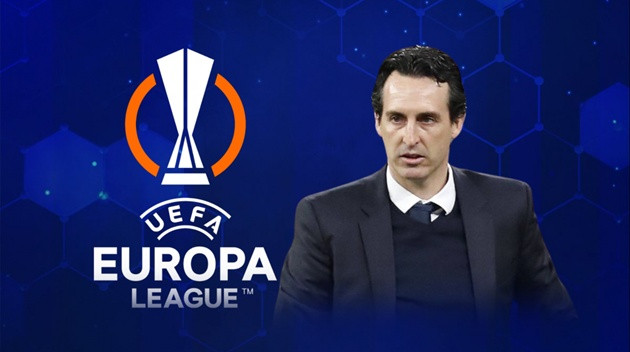 HLV Unai Emery ăn mừng chức vô địch Europa League lần thứ 5 trong sự nghiệp.