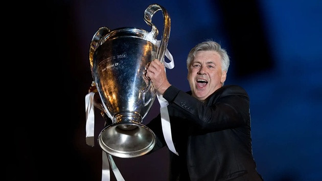 Carlo Ancelotti là một trong những huấn luyện viên thành công nhất lịch sử Champions League.