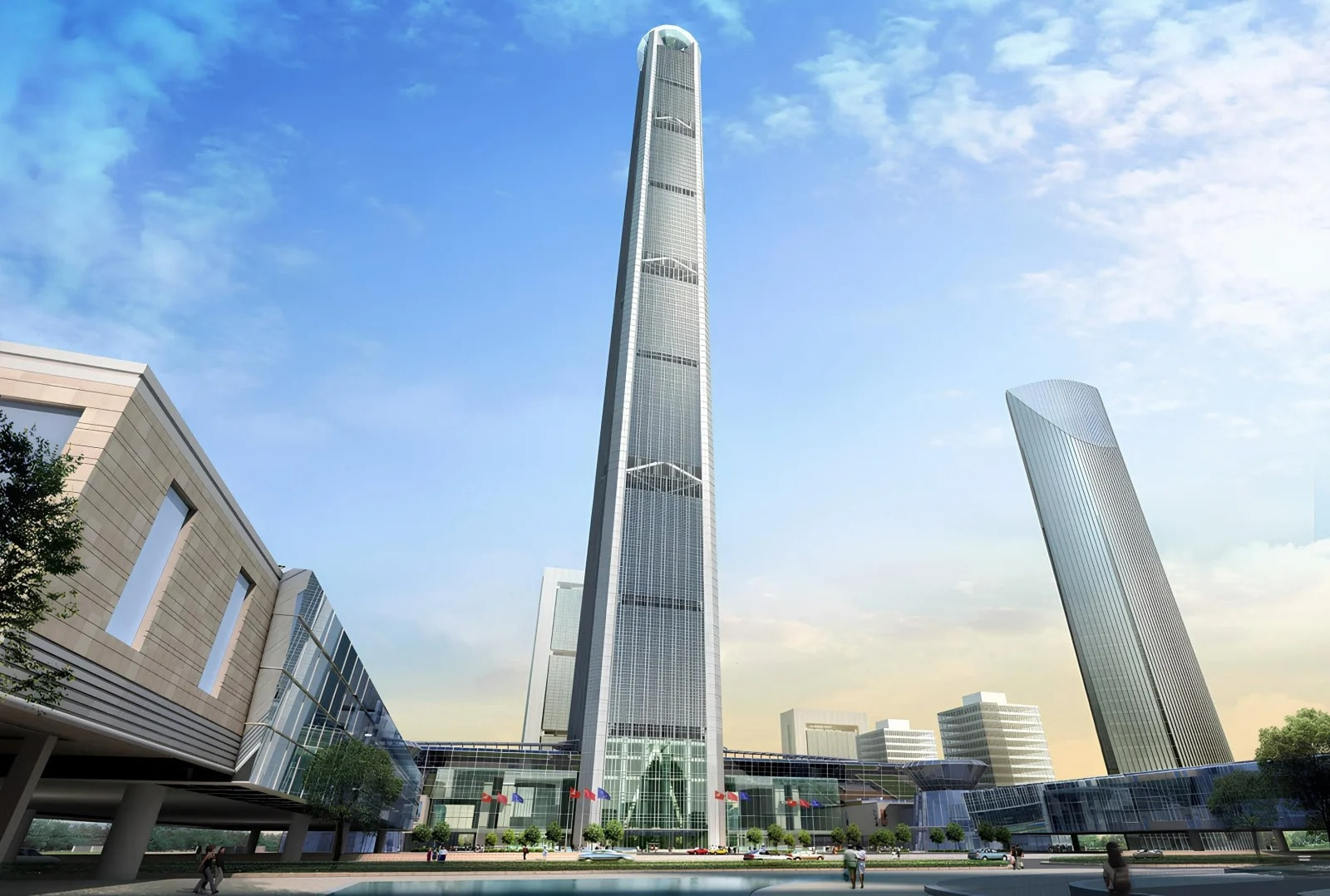 The final rendering of the Goldin Finance 117 project in Tianjin.