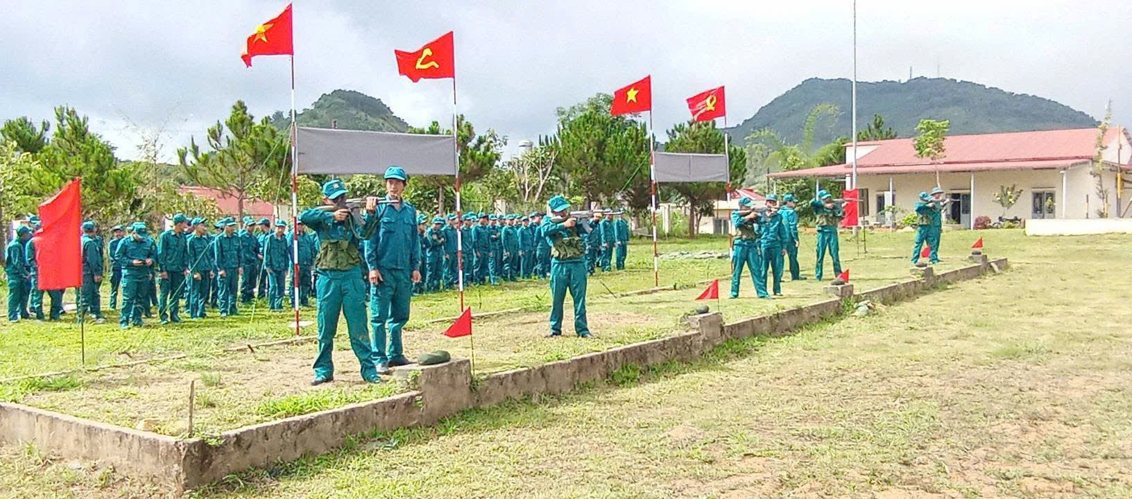 Hiện nhiều trụ sở của ban CHQS cấp xã chưa đáp ứng yêu cầu nhiệm vụ mới.