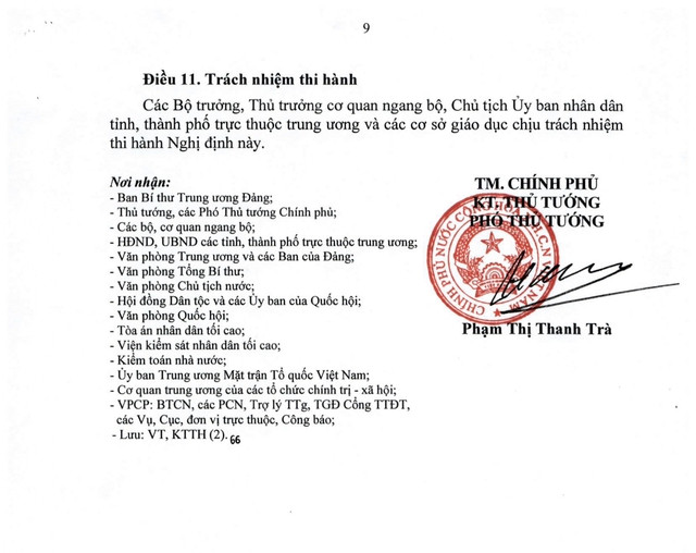 TOÀN VĂN: Nghị định 182/2026/NĐ-CP quy định chế độ phụ cấp ưu đãi đối với nhà giáo, cán bộ quản lý giáo dục- Ảnh 9.