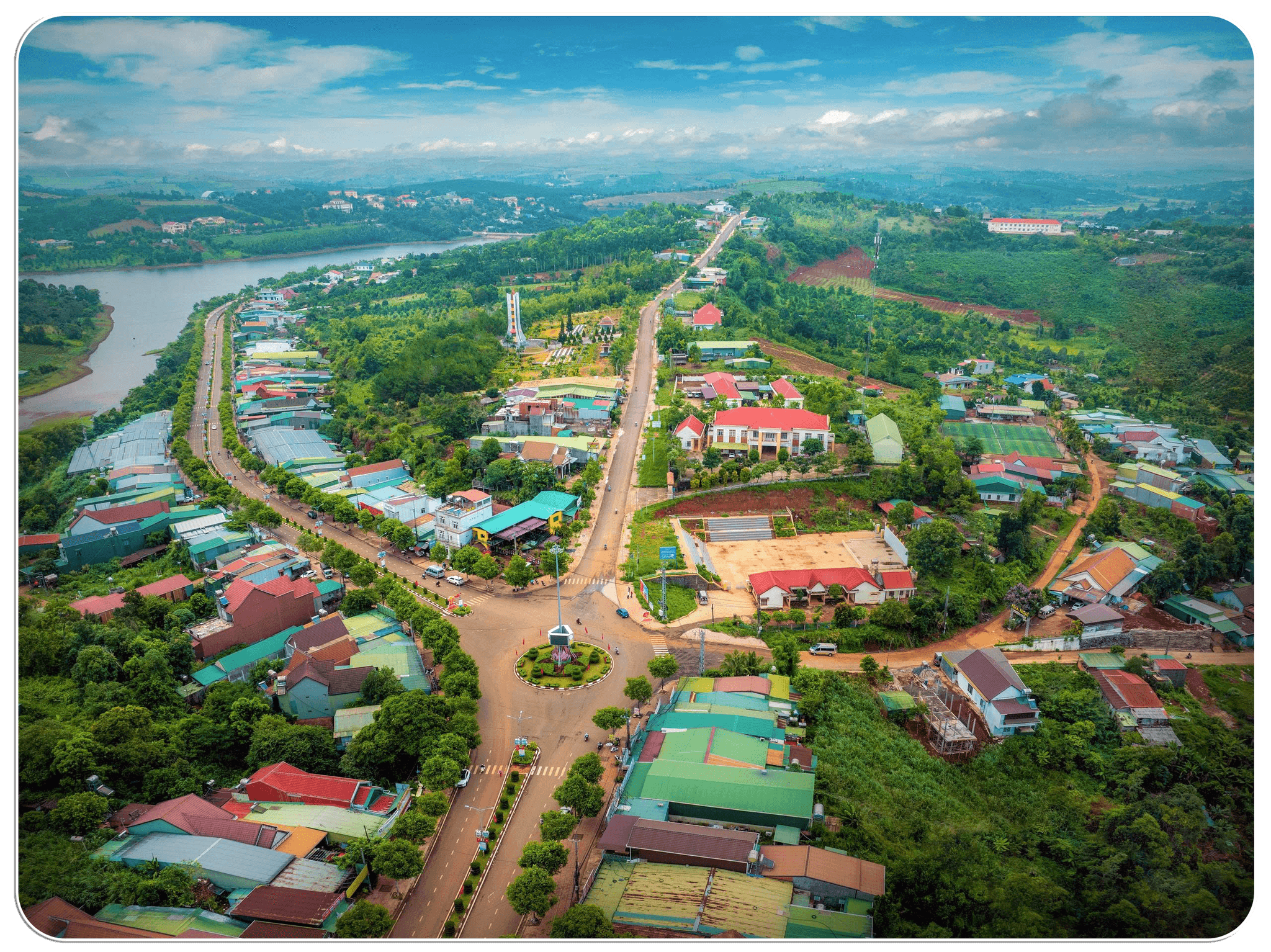 Một góc xã Tuy Đức hôm nay